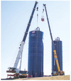 Peerless Silo  Begrudgingly  Comes Down