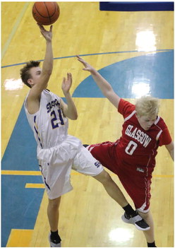 SCOBEY SOPHOMORE OWEN FISHELL puts ….