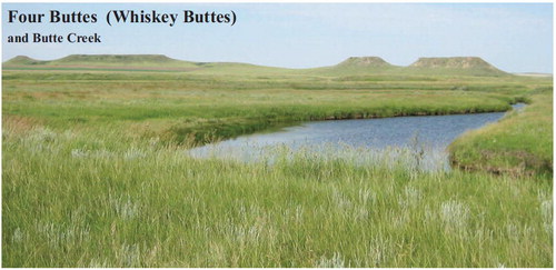 Four Buttes (Whiskey Buttes)