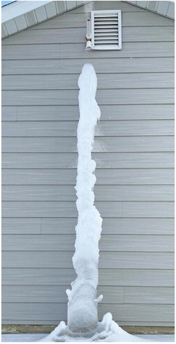 THAT'S AN ICICLE! …. THAT'S AN ICICLE! ….