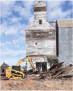 THE PRAIRIE SKY LINE IS ….