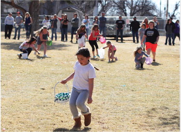 Easter Egg Hunt sponsored by the Scobey Lions Club