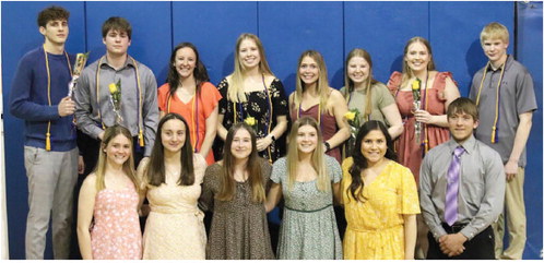 Seven New Inductees  Join Local National  Honor Society Group