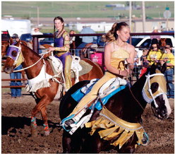 SCOBEY’S  OLIVIA  LEININGER  (front)  and  Paige