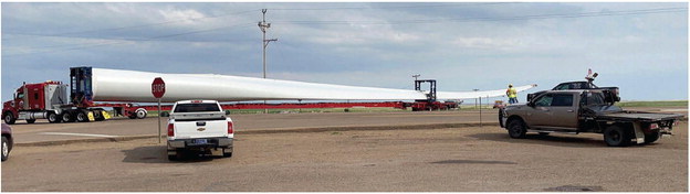 MANY WIND TURBINE BLADES have …. MANY WIND TURBINE BLADES have ….