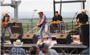 NED LEDOUX (center) and crew ….