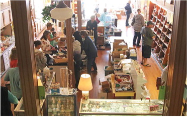 YESTERDAY'S SHOP in downtown Flaxville …. YESTERDAY'S SHOP in downtown Flaxville ….