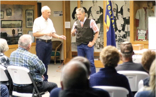 JERRY SCHILLINGER (left) of Circle …. JERRY SCHILLINGER (left) of Circle ….
