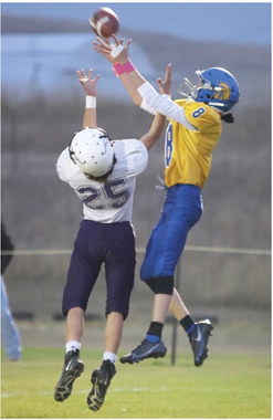 SCOBEY SOPHOMORE TYLER LEISCHNER (right) ….