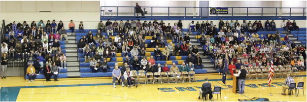 Very Big Audience  Attends Veterans  Day Event At SHS