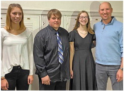 SAWYER LARSON, second from left, …. SAWYER LARSON, second from left, ….