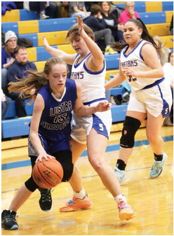 LUSTRE CHRISTIAN&apos;S AUBRI HOLZRICHTER drives ….