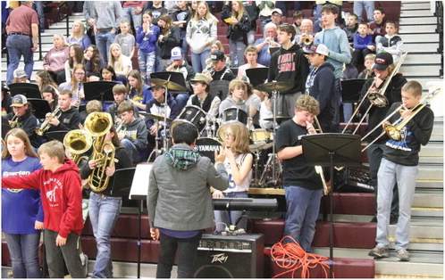 SOUNDING SWEET during championship night ….