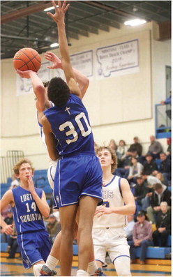 LUSTRE CHRISTIAN&apos;S JASIAH HAMBIRA jumps ….