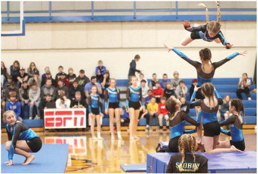 SCOBEY GYMNASTICS SHOW TEAM conducted ….