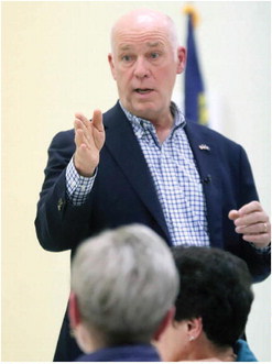 Montana Governor Visited  Scobey Again Last Week