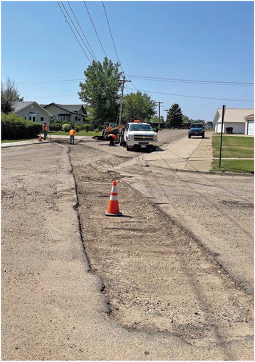 PREPPING FOR PAVEMENT . . ….