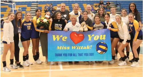 Volleyball Team  Honors Wittak