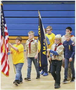 THE LOCAL CUB SCOUTS presented ….
