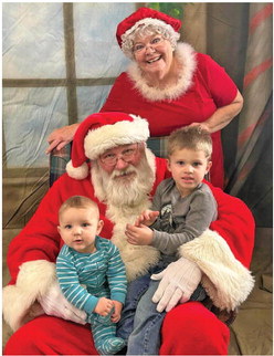 SANTA AND MRS CLAUS made ….