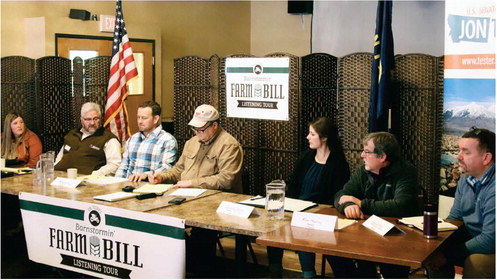 Senator Tester  Discusses Ag  With Producers