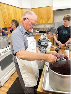 CHOKECHERRY SYRUP for the annual ….
