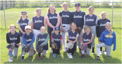 SCOBEY B GIRLS SOFTBALL TEAM ….