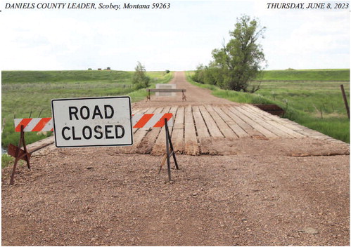 Coal Creek Bridge  Gets Shut Down By  State of Montana