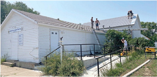 LEGION HALL IS GETTING A MAKEOVER on a five year plan.