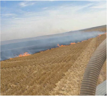 Fire North Of  Four Buttes