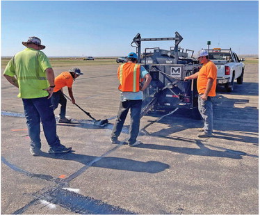 Scobey Airport In Top Shape With  New Surfaces and Equipment