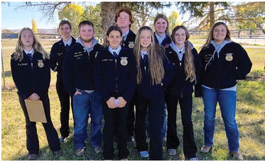 Scobey FFA  On to State;  JV First Place!
