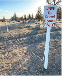 Be Respectful At  The Cemetery