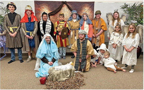 CHRISTMAS SKIT, with three readings ….