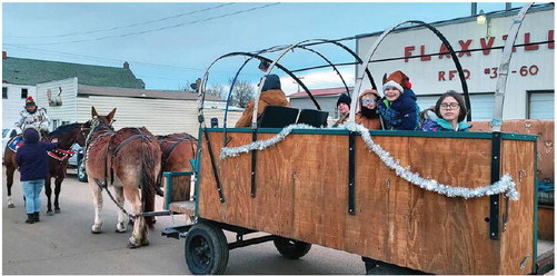 WAGON RIDES in Flaxville were ….