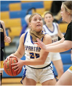 Three-Way Logjam At Second Plays  Out Favorably For Lady Spartans
