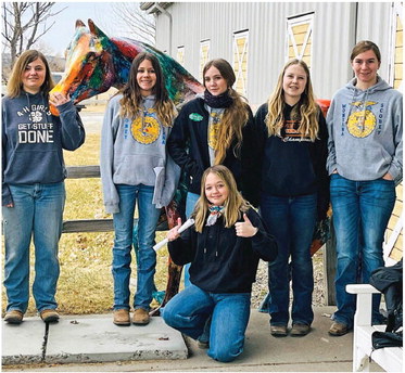 SCOBEY FFA girls were in ….