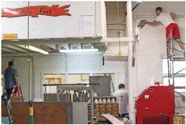 THE SHOP CLASS AT SCOBEY ….