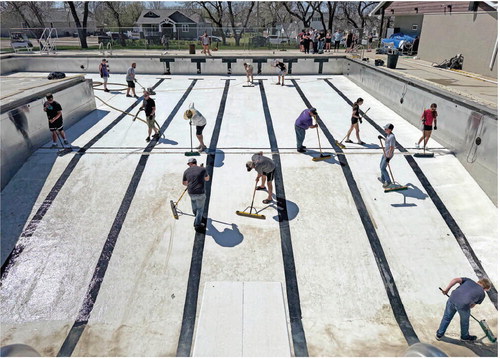 SCOBEY STINGRAYS swim team members ….