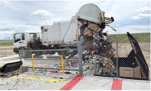 THE NEW TRASH TRANSFER STATION ….