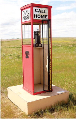 EITHER THIS PHONE BOOTH located …. EITHER THIS PHONE BOOTH located ….