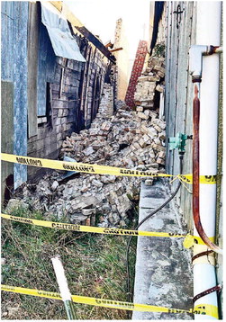 THE OBVIOUSLY UNSTABLE FIRE WALL ….