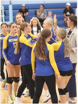 Volleyball Girls Share 5th Place At Own Tournament