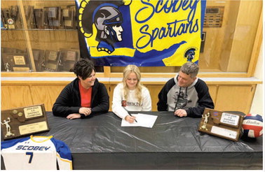 SHE’S GOING TO GLENDIVE! Scobey ….