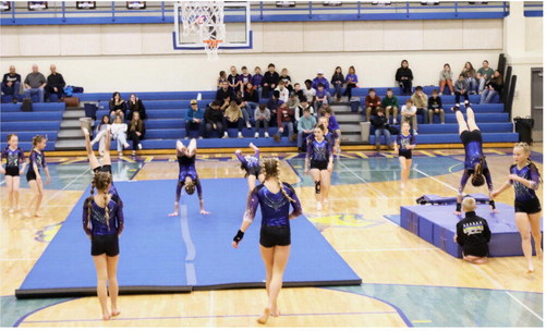 THE SCOBEY GYMNASTICS SHOW TEAM ….