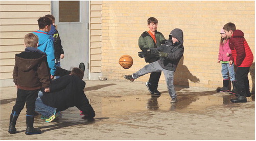 IT WAS MORNING RECESS at ….