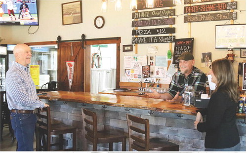 Governor Pays  A Visit, Stops At  Scobey Brewery