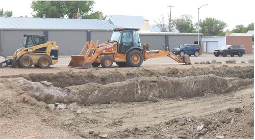 EXCAVATION for a planned new ….