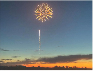BOOM! It was a spectacular ….